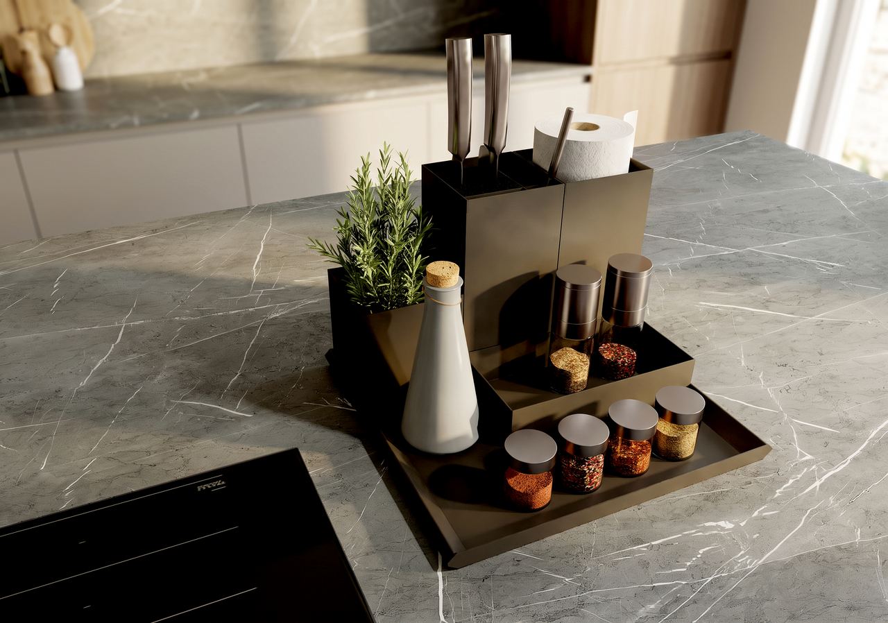 Knife block, 238 x 120 x 120 (H x W x D)