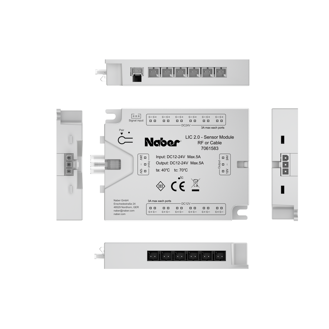 Module de capteur LED avec pilote LIC 2.0, 12/24 V