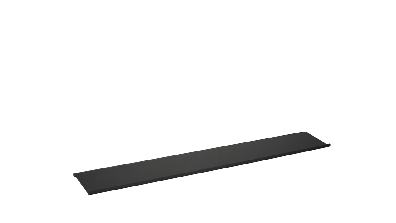 Linero MosaiQ bovenste legbord lang, zwart mat