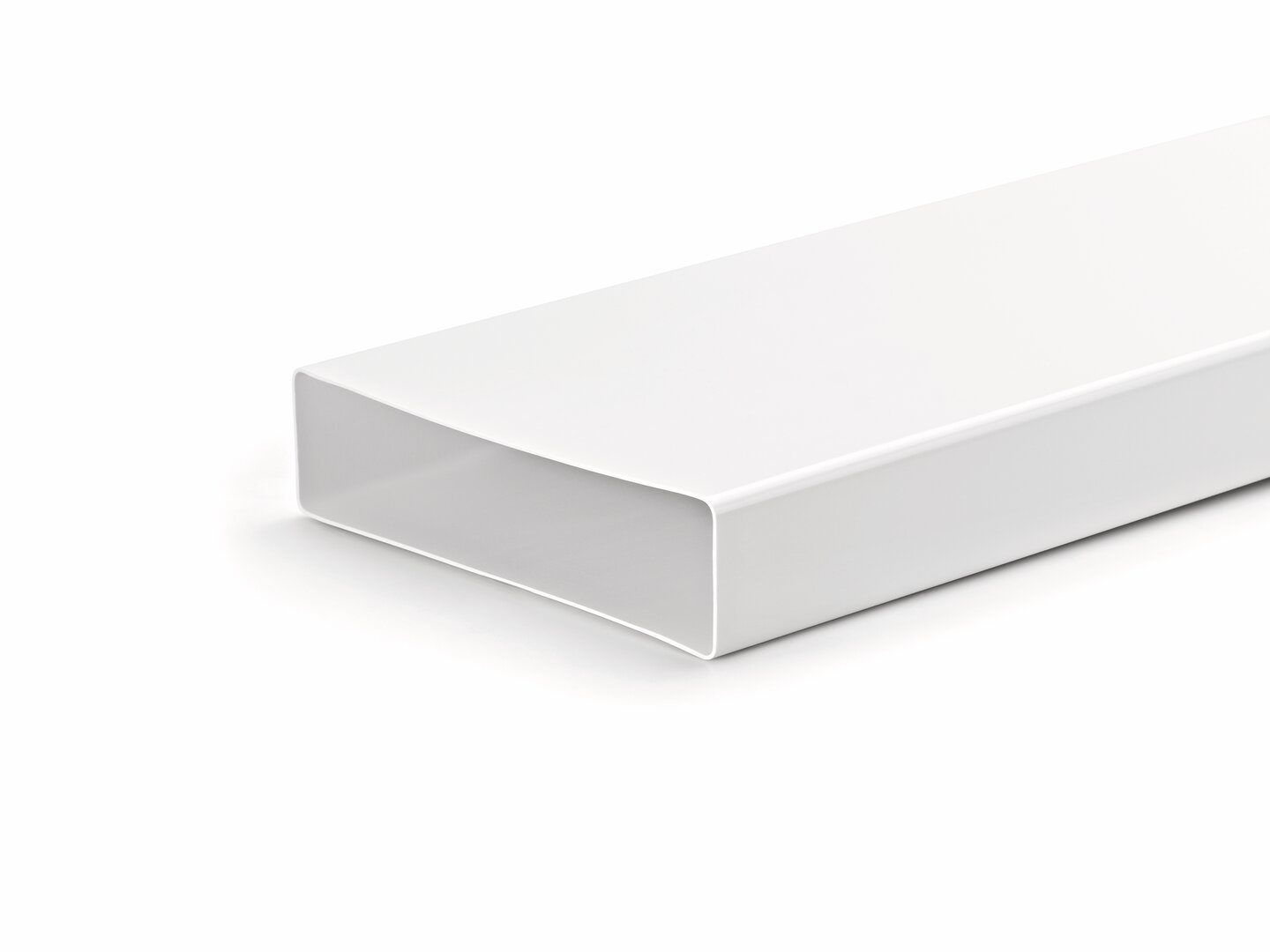 T-VRO 125 wide duct, L 1000 mm, white