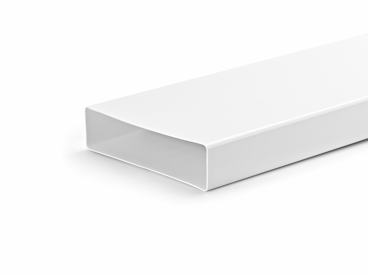 T-VRO 125 wide duct, L 1000 mm, white