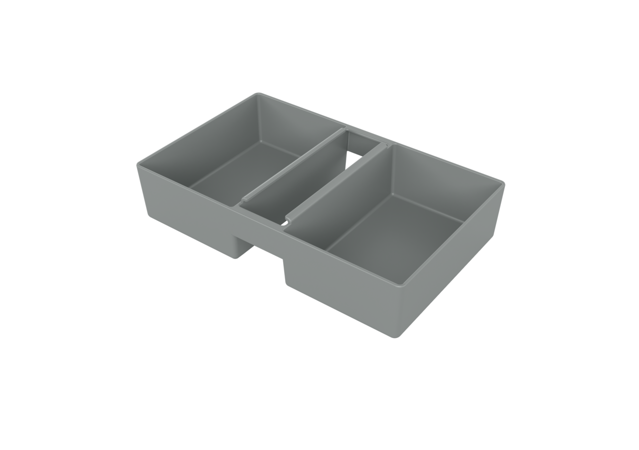 Kleinteilebox Concrete/Carbon  Kleinteilebox Concrete/Carbon