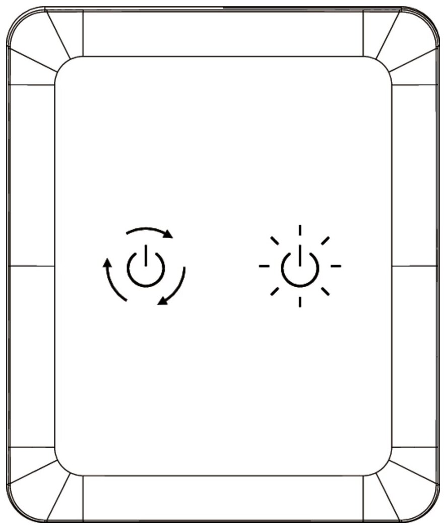 LIC 2.0 Driver LED draadloze Touchsensor, zwart