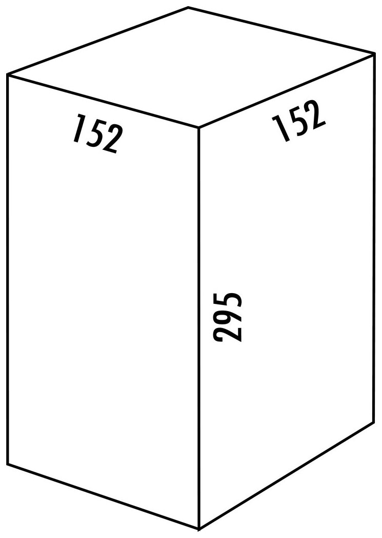 WESCO® Double handle bin, aluminium grey, 5 l