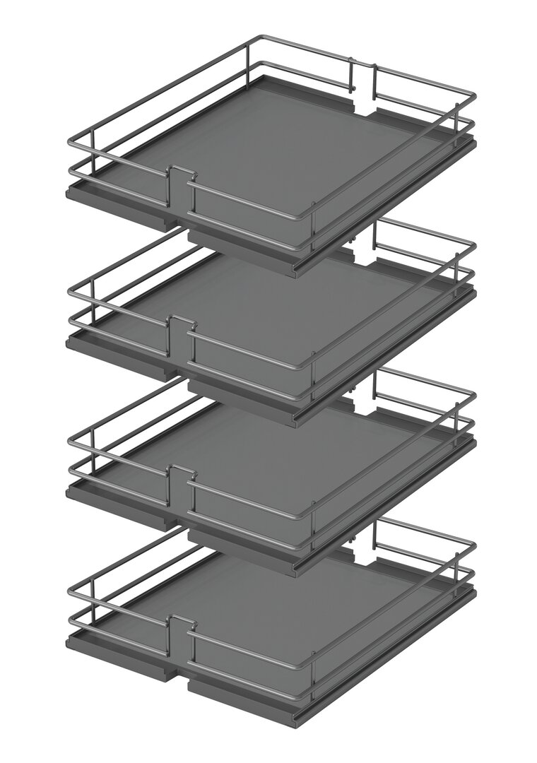 Bac VS TAL Larder Premea, armoire de 300 mm, 4 pièces, anthracite
