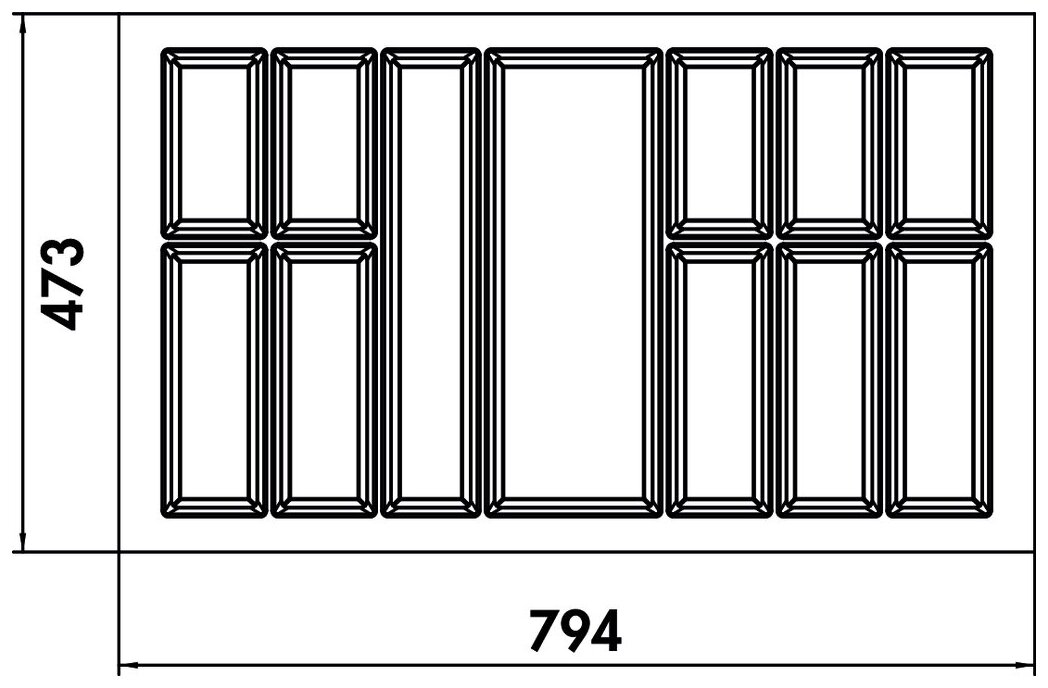 Adesso 1, für 900er Schrank