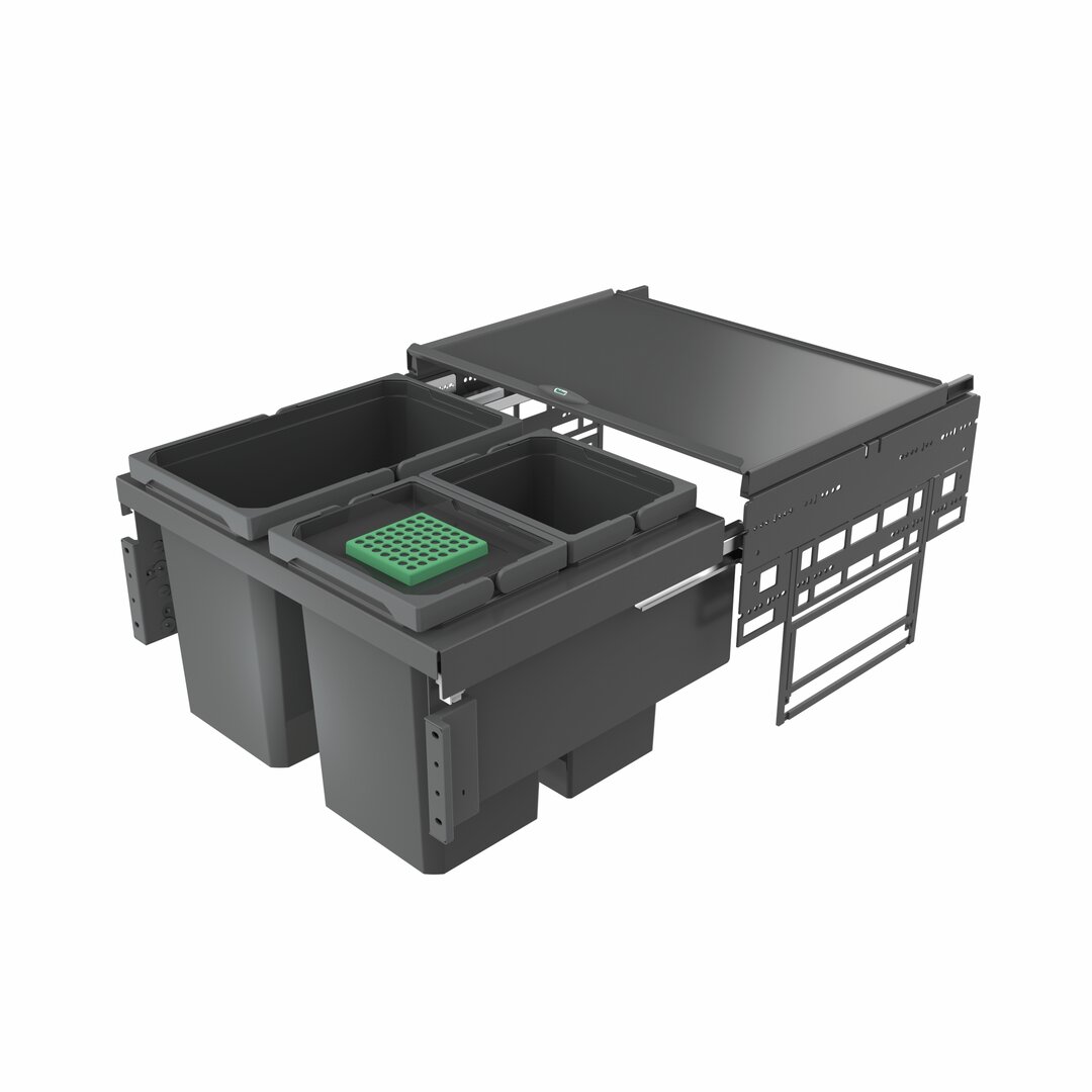 Cox® Base 360 S/600-3, avec couvercle bio, anthracite, H 360 mm
