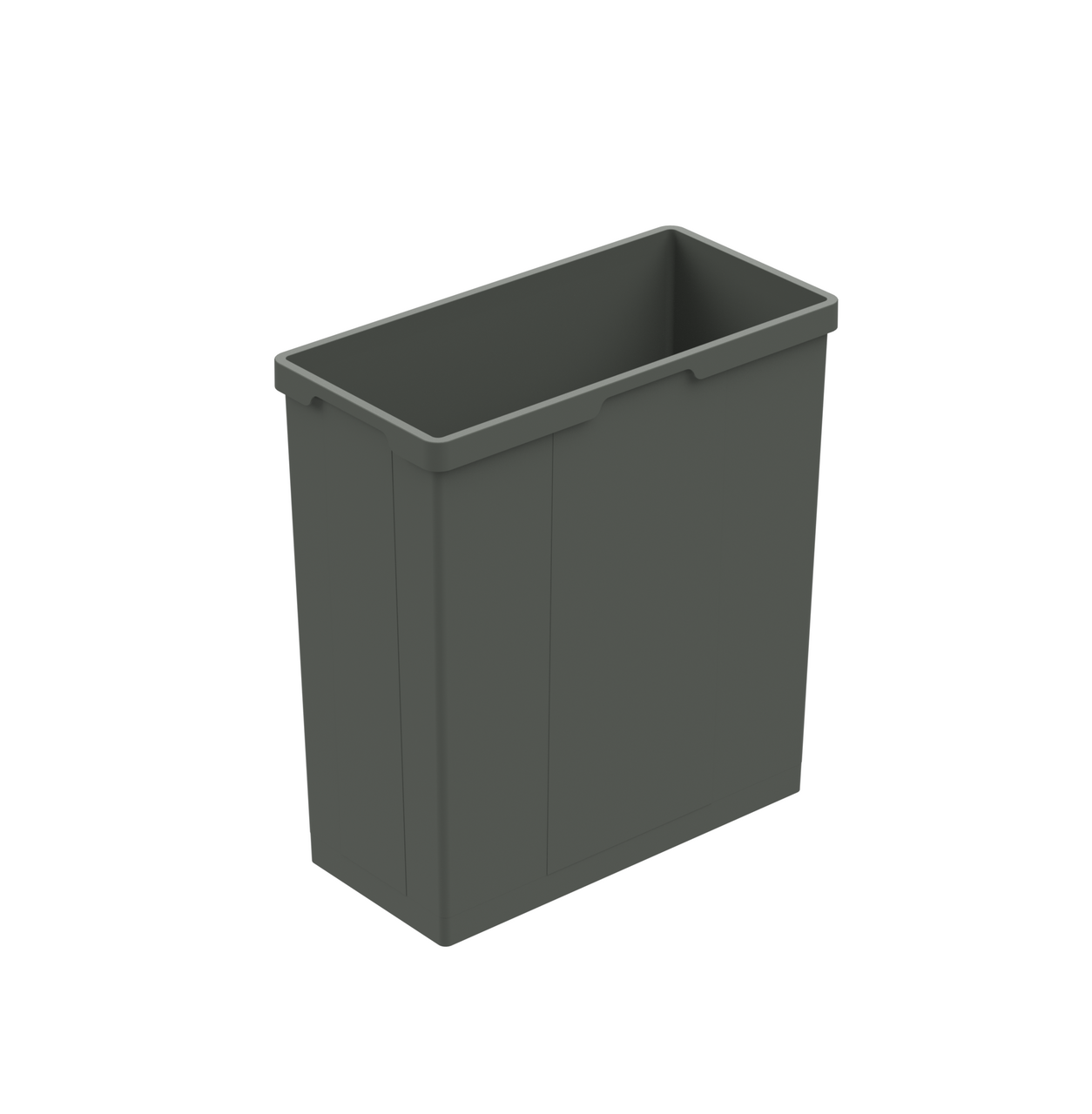 WESCO® Bügellose-Eimer, anthrazit, 42 l