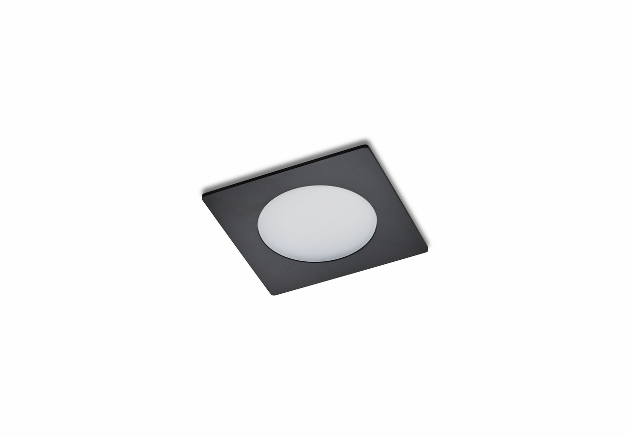 Anelli Farbwechsel LED 3, Einzelleuchte ohne Schalter, schwarz matt