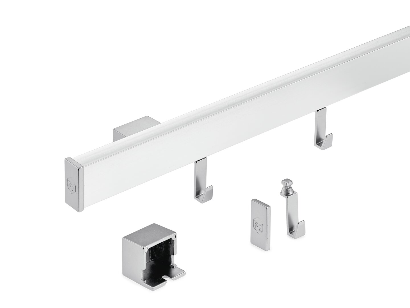 Alto Set, edelstahlfarbig, L 900 mm