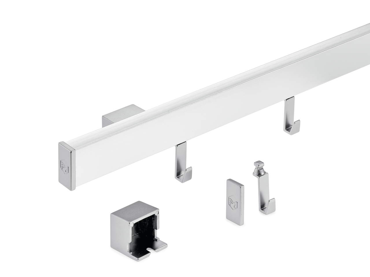 Alto set, stainless steel coloured, L 900 mm