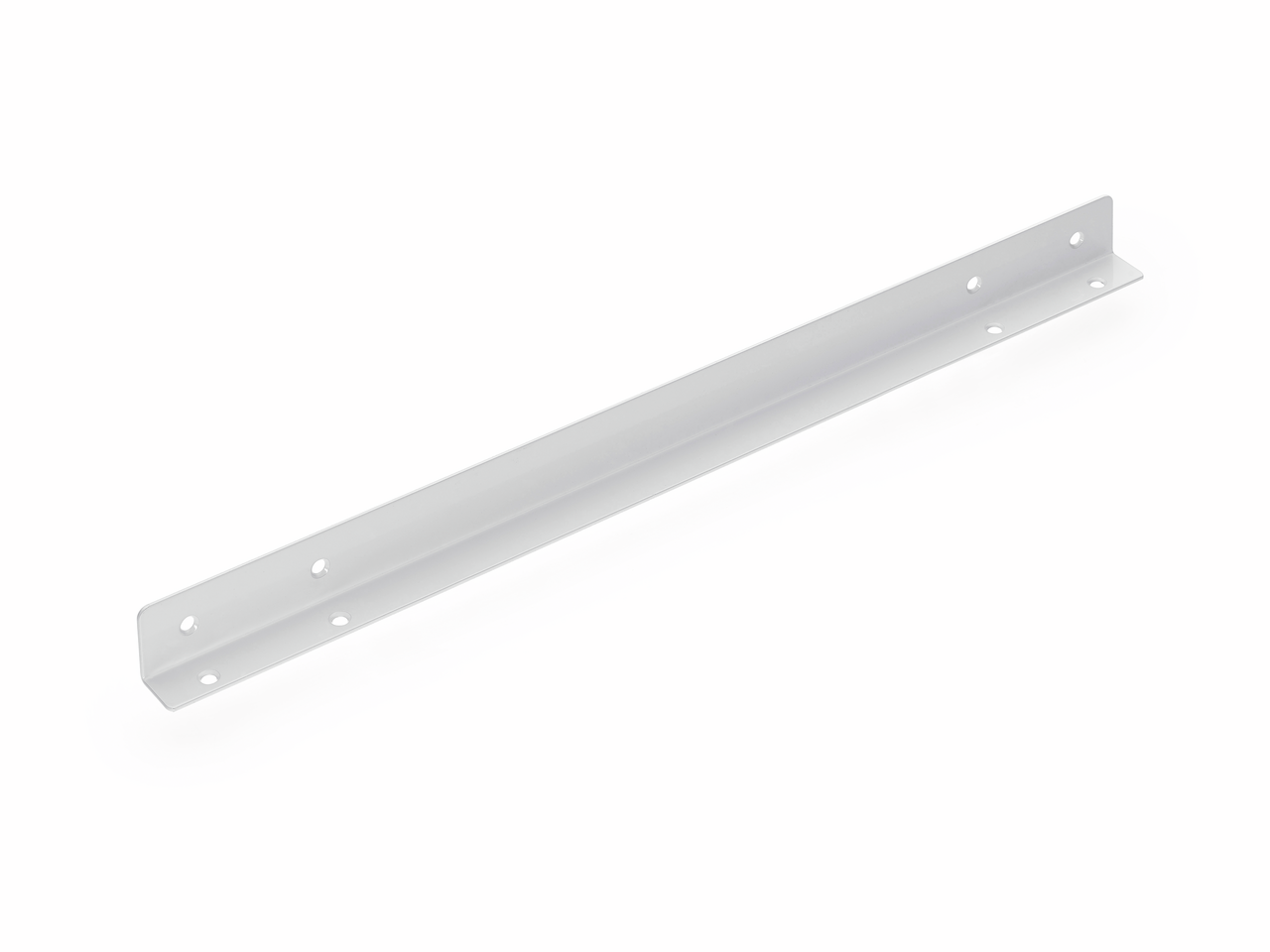 Angle de fixation pour plans de travail , L 535 mm, blanc