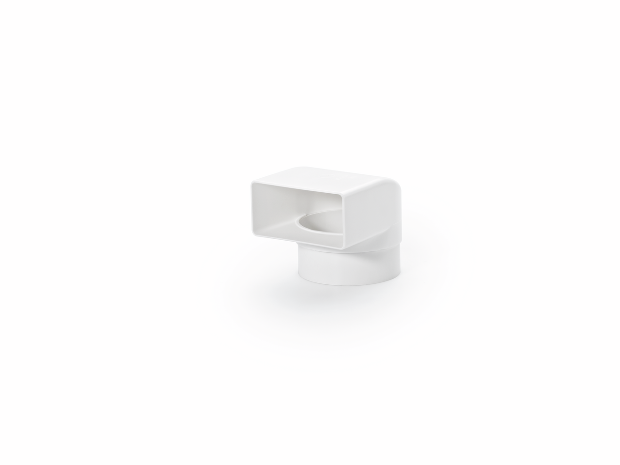 N-UR 8 systeem 100 omkeerstuk 90°, wit
