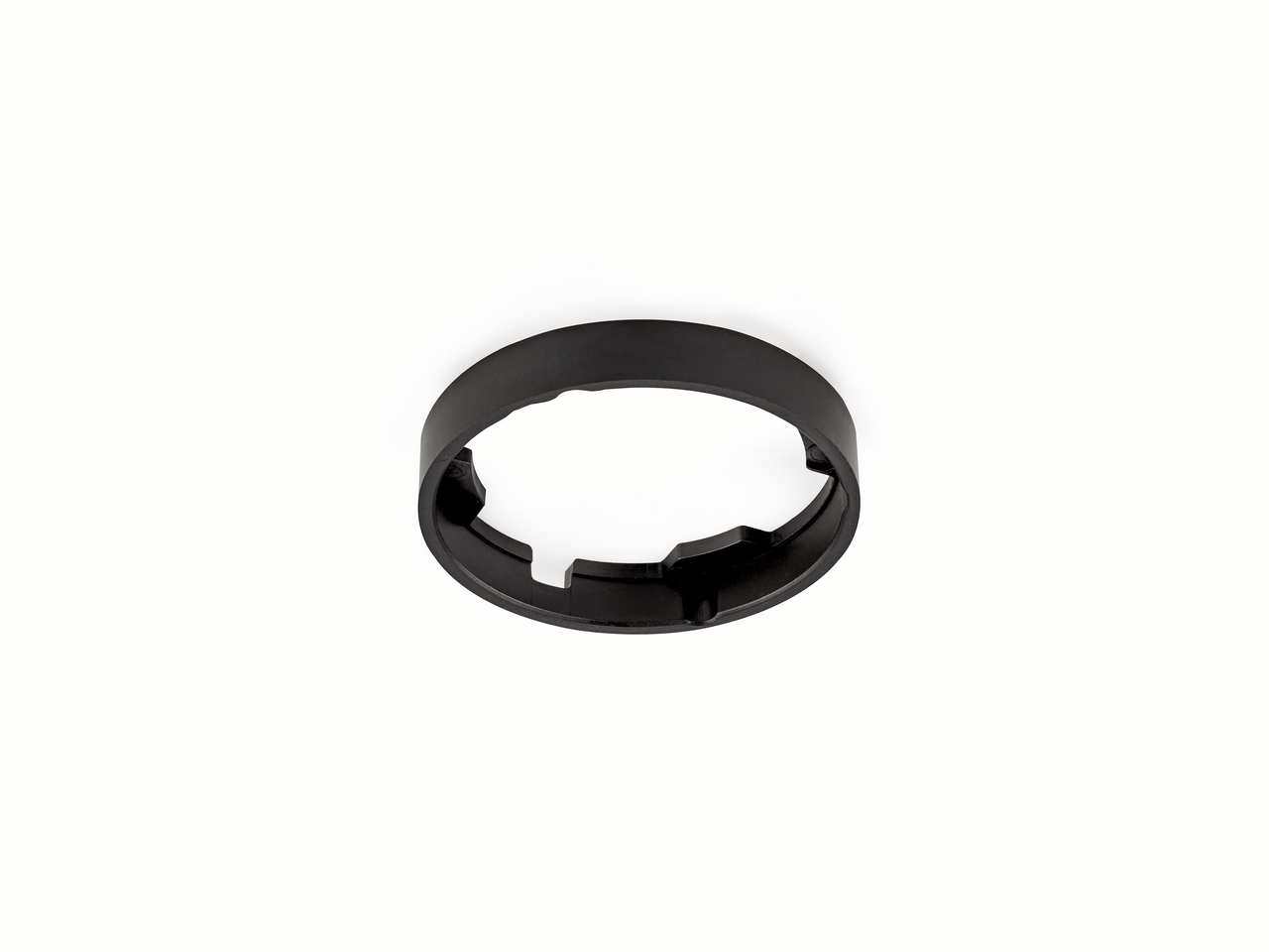 Neva mounting ring, round, black