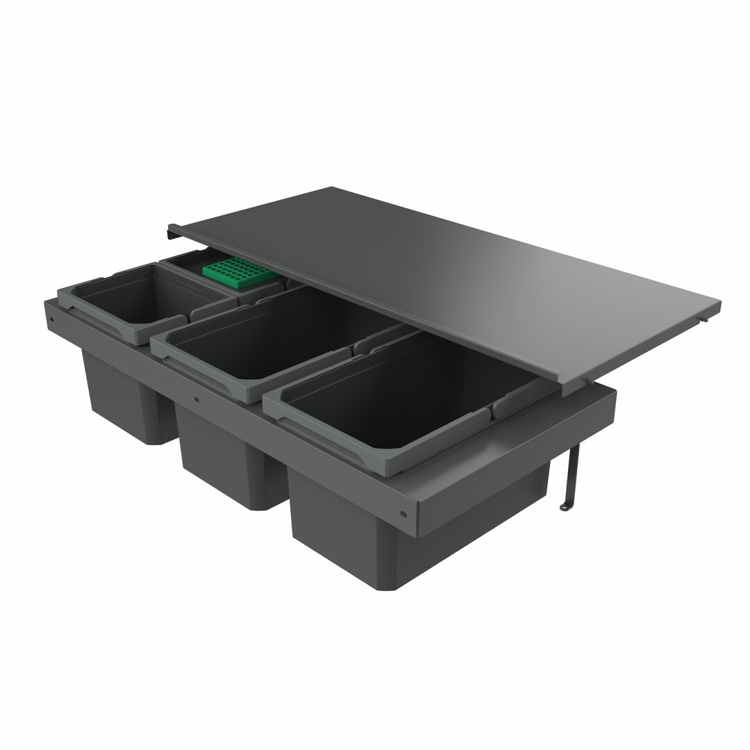 Cox Stand-UP® 250 S/900-4, with bio lid, anthracite, H 250 mm