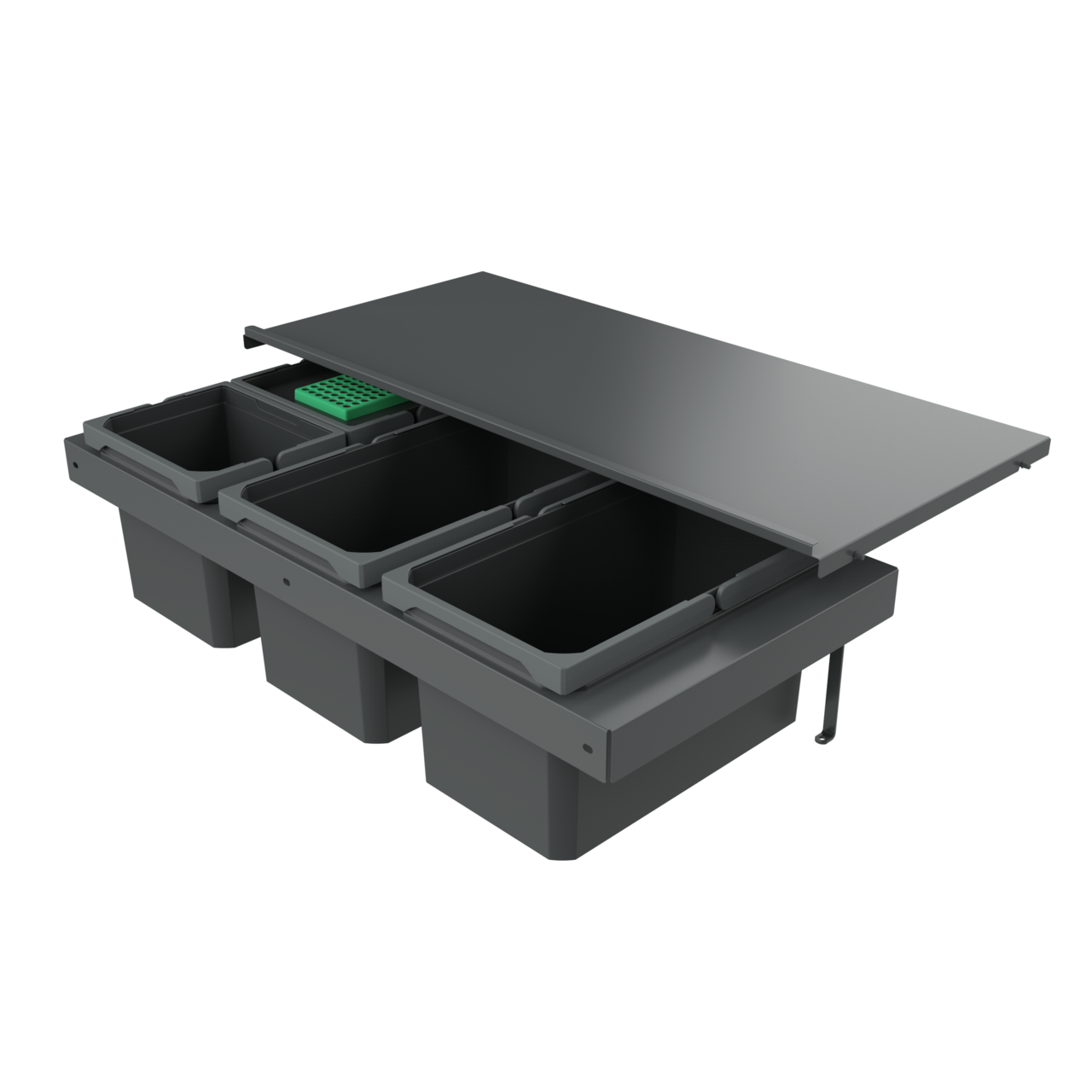 Cox Stand-UP® 250 S/900-4, with bio lid, anthracite, H 250 mm