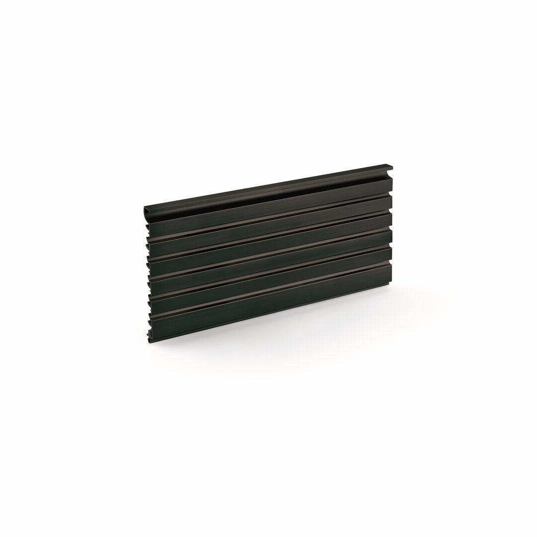 PRIME flow Presa ventilation grid, H 100 mm, ventilation shaft approx. 163,2 cm²/m, black matt