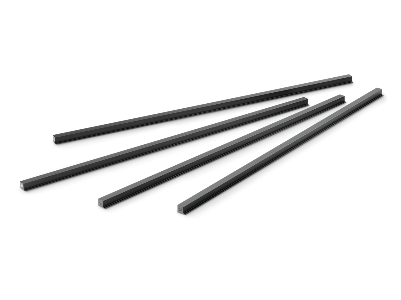 Cubo Streben Set 900, schwarz matt