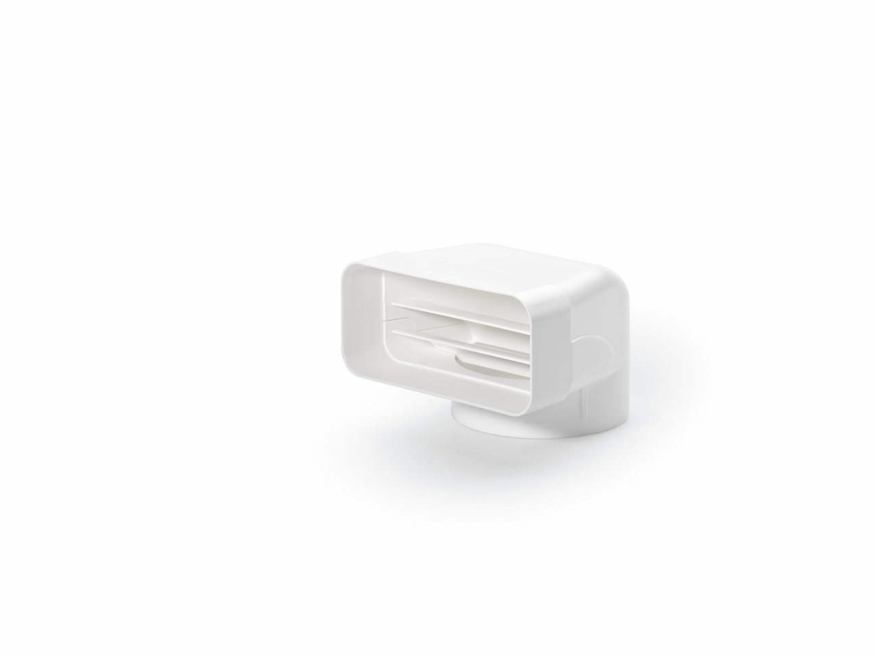 MF-UR 125 omkeerstuk 90°, wit  MF-UR 125 omkeerstuk 90°, wit