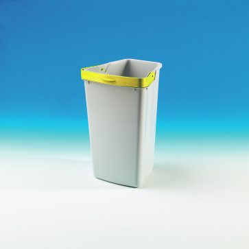 Cabbi® system container, with yellow handle, 9 liters