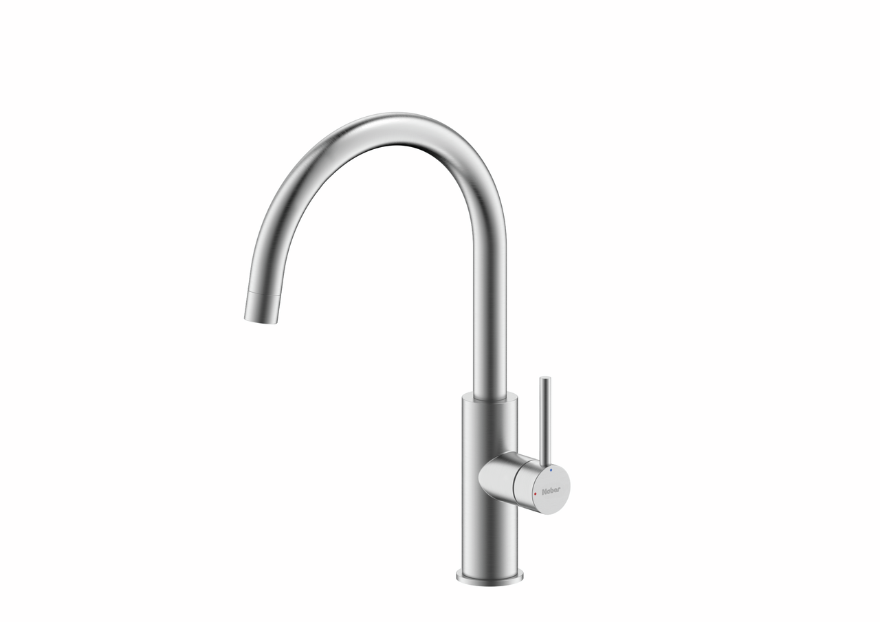SERVIZIO Namor® 5, roestvrij staal, met laminaire straalregelaar, hoogdruk