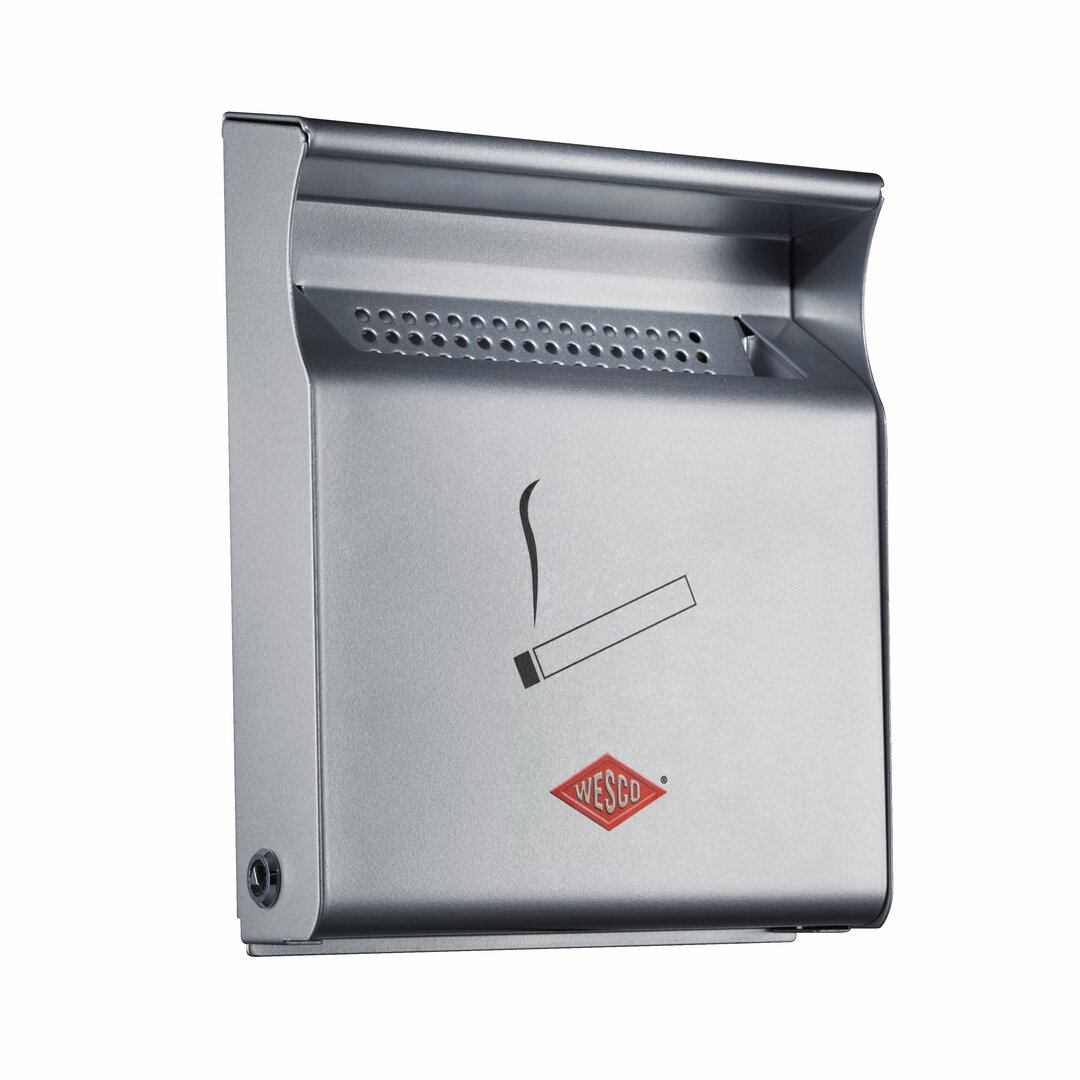 WESCO® Wandascher, silber