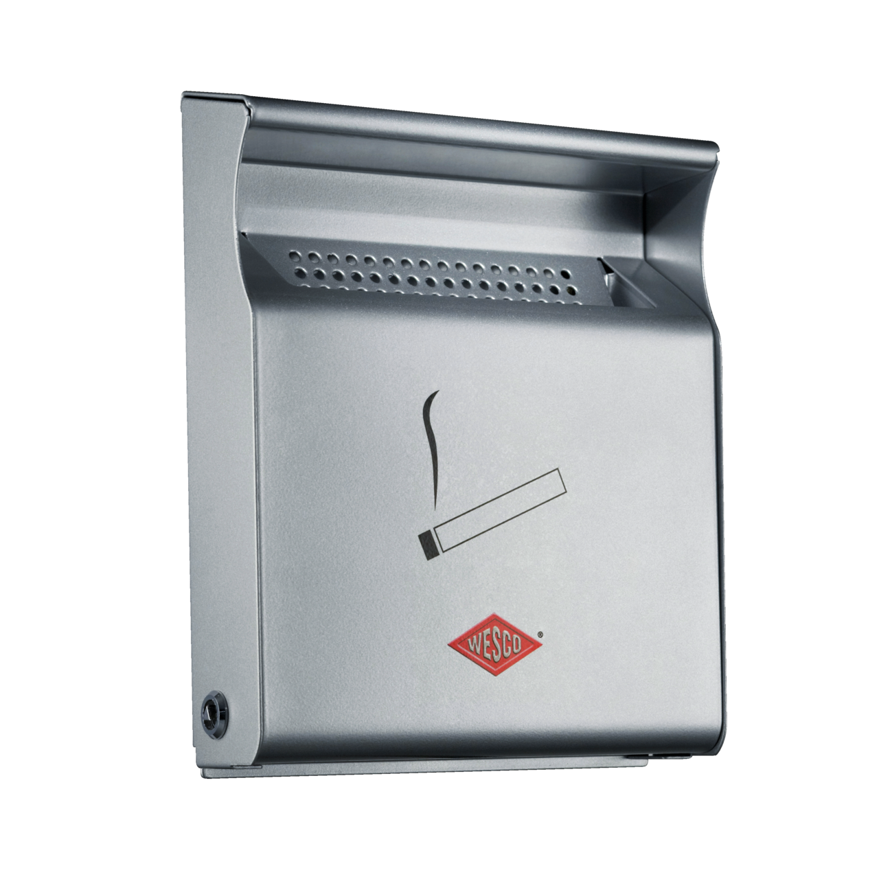 WESCO® Wandasbak, zilver