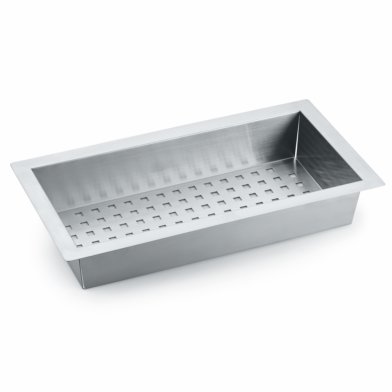 Drip tray made of stainless steel, 466 x 252 mm