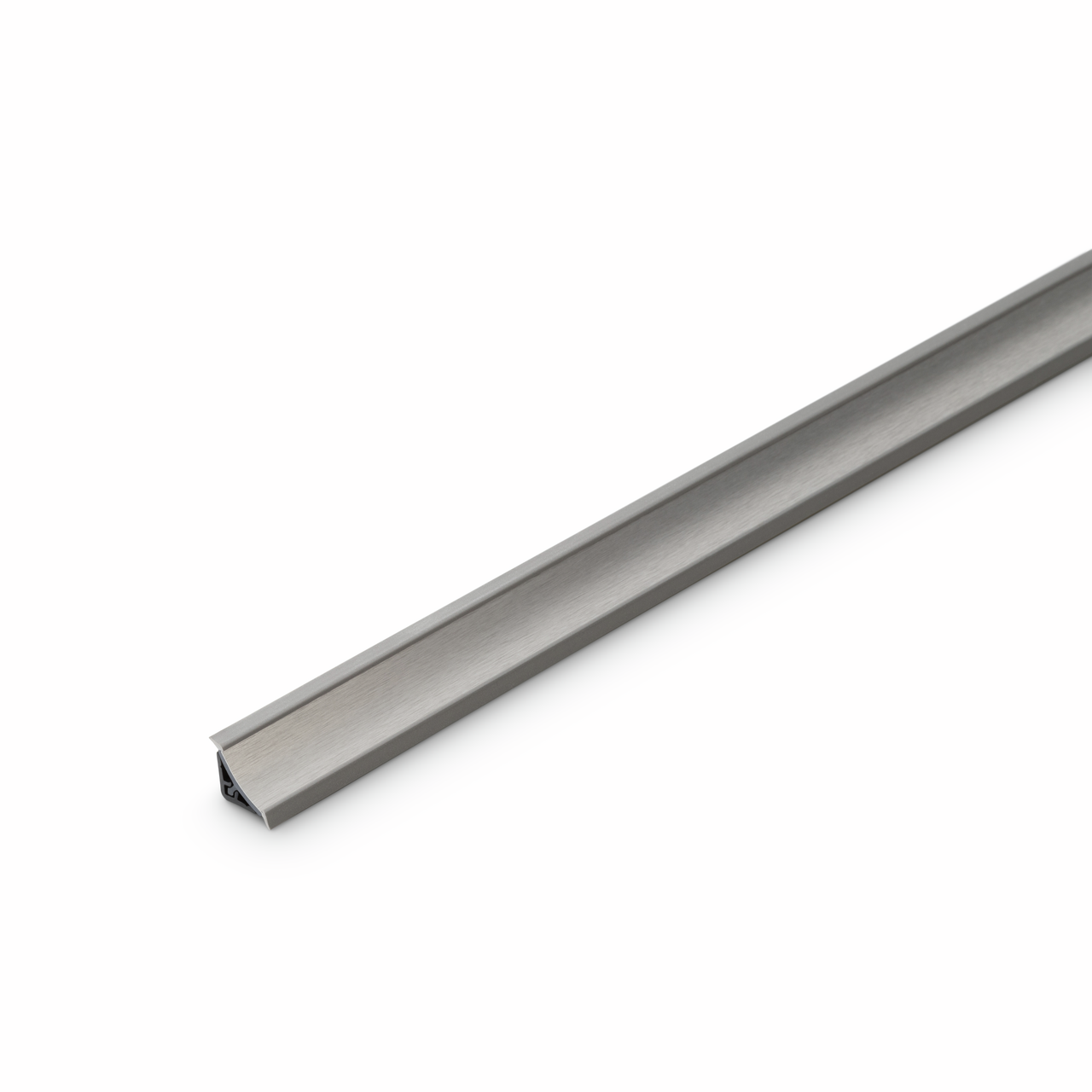 Wall connection profile Slim Line Plus, stainless steel coloured