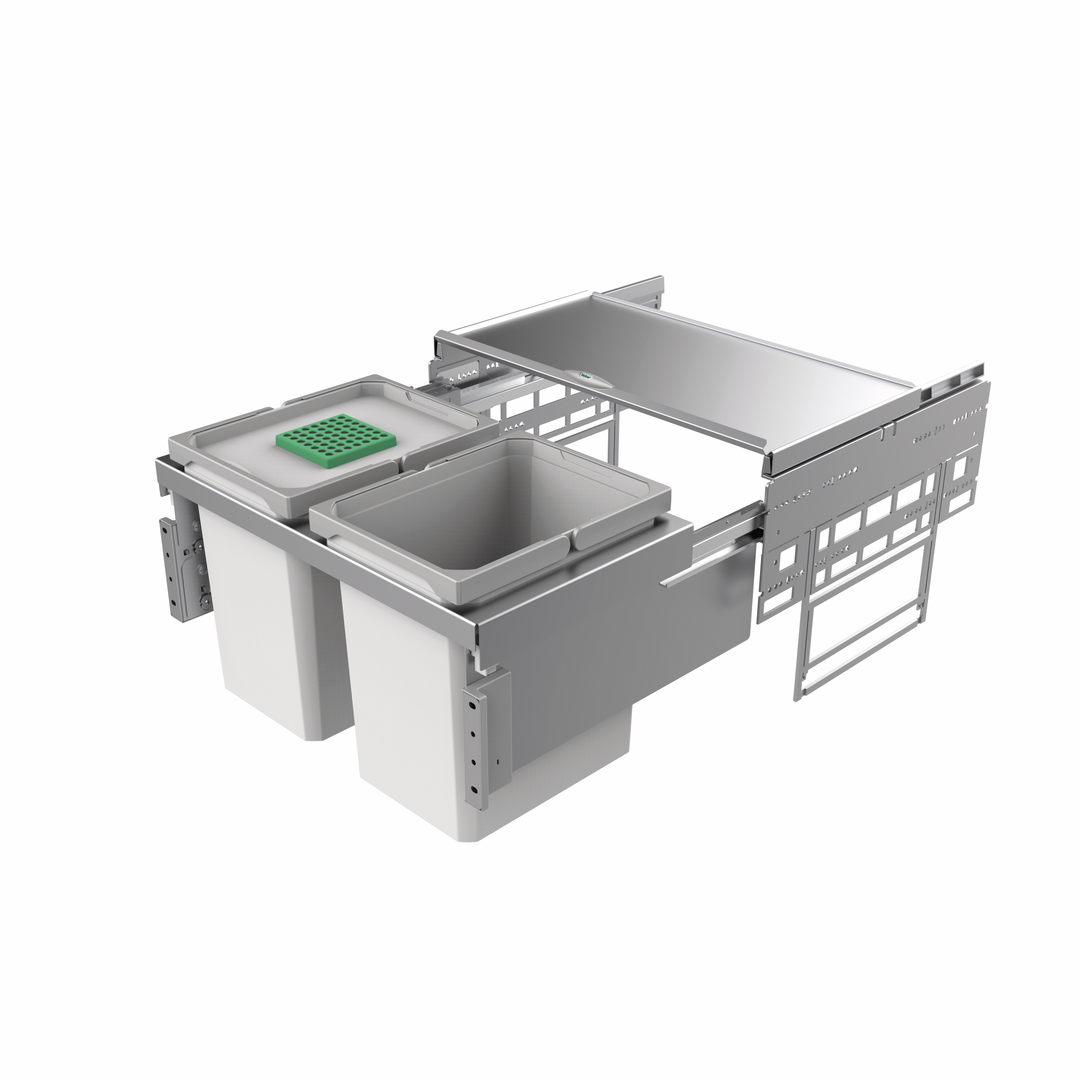 Cox® Base 360 K/600-2, with bio lid, light grey, H 360 mm