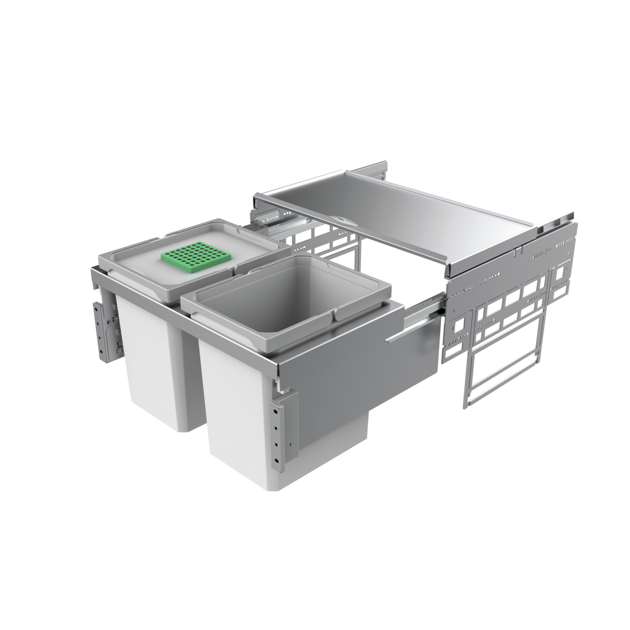 Cox® Base 360 K/600-2, mit Biodeckel, hellgrau, H 360 mm