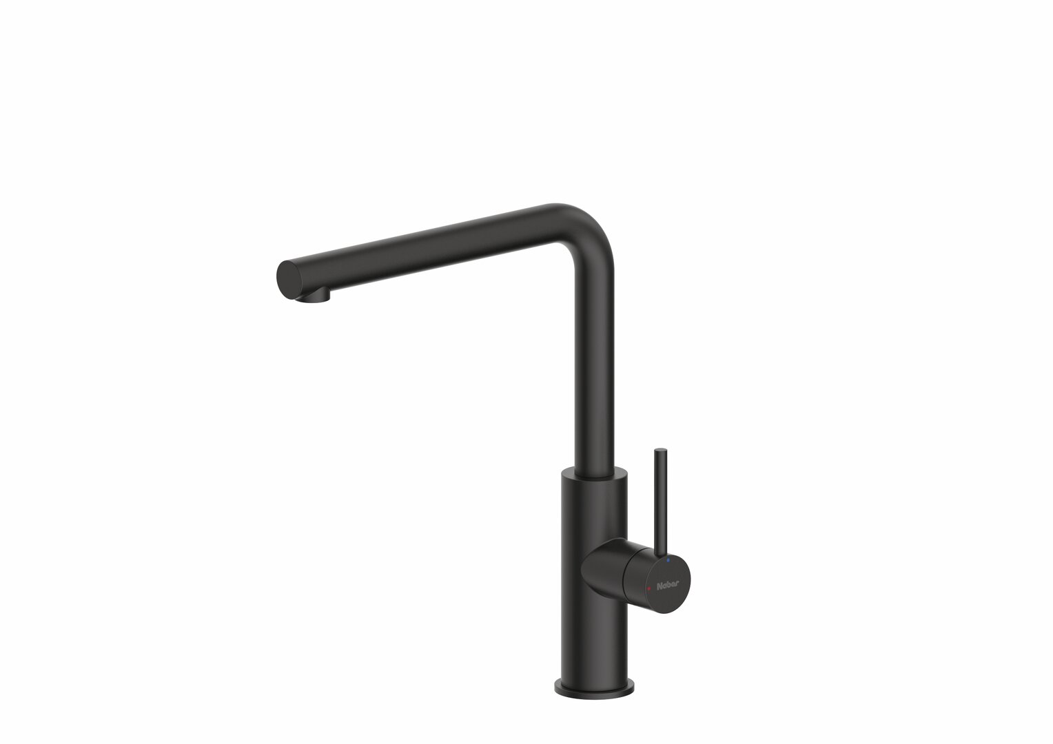 SERVIZIO Namor® 3, noir mat, avec régulateur de jet laminaire, haute pression