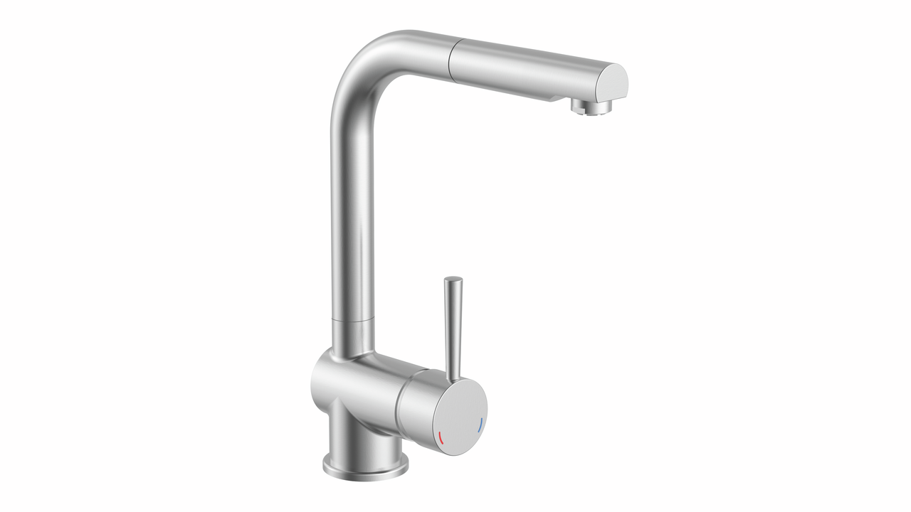 LINEA Drive 2, stainless steel coloured, high pressure