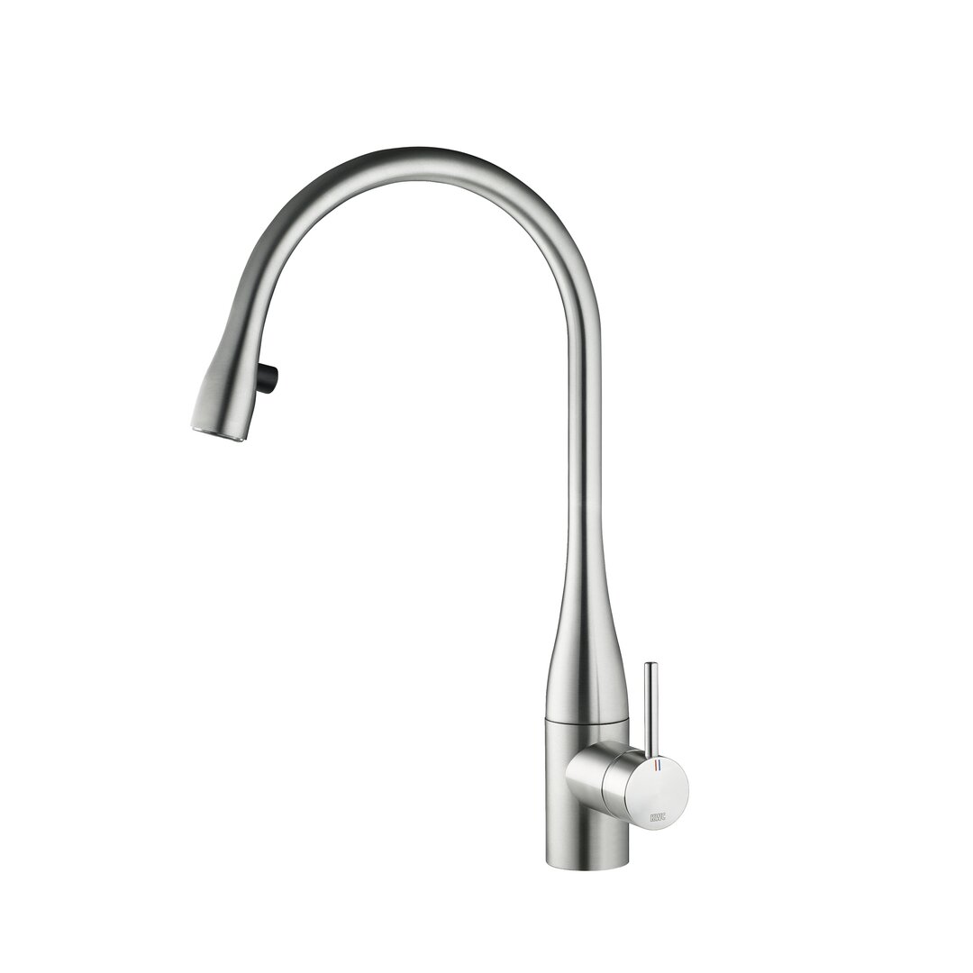 KWC Eve 3, Edelstahl, mit LED-Beleuchtung, Hochdruck