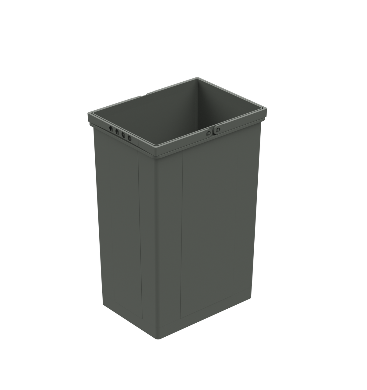 WESCO® Doppelbügel-Eimer, anthrazit, 29 l