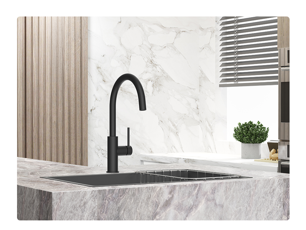 Namor® stainless steel faucets