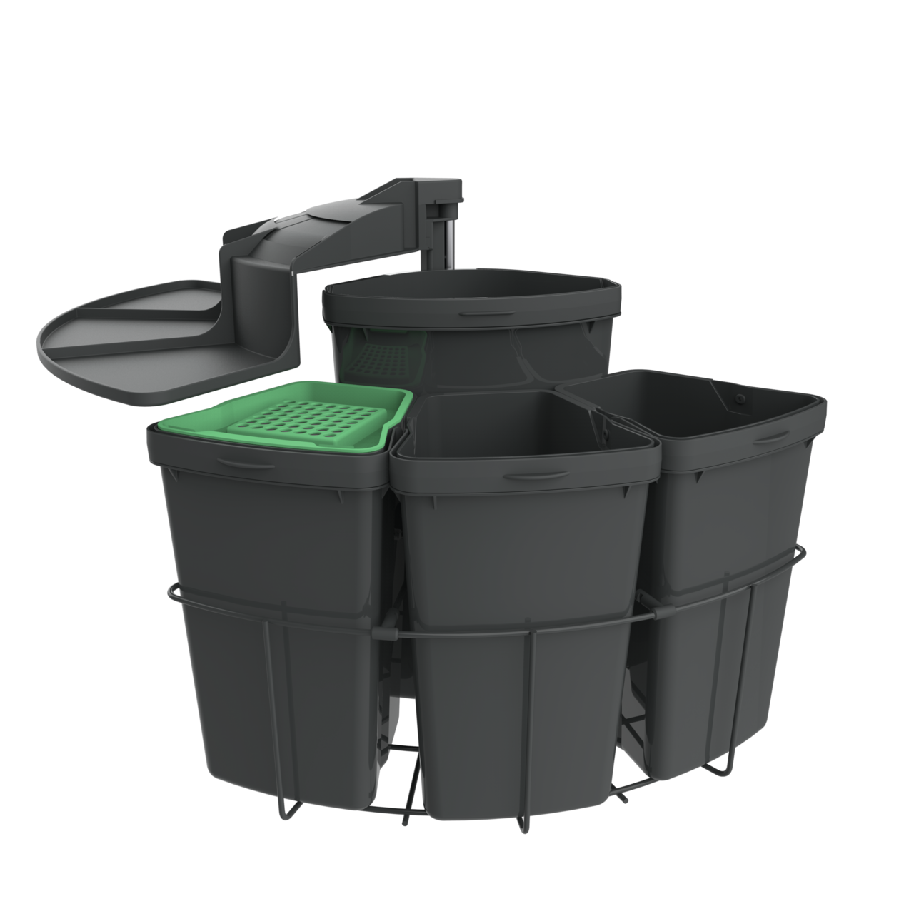 Cabbi® 4 plus, antraciet