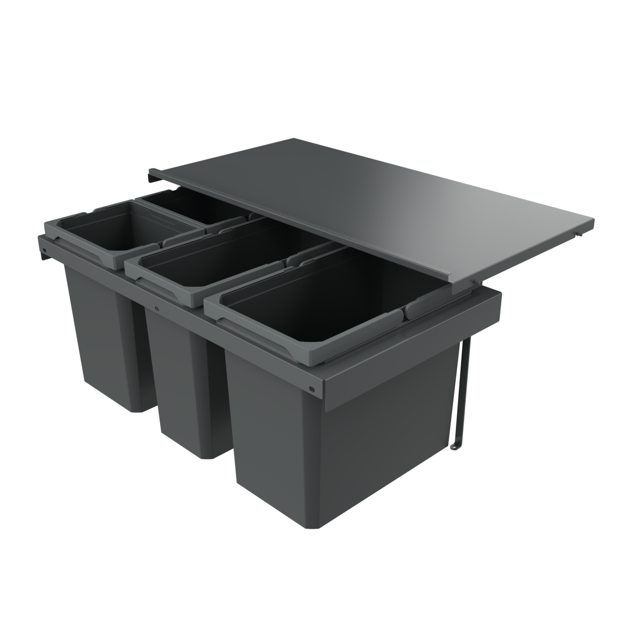 Cox Stand-UP® 350 S/800-4, ohne Biodeckel, anthrazit, H 350 mm