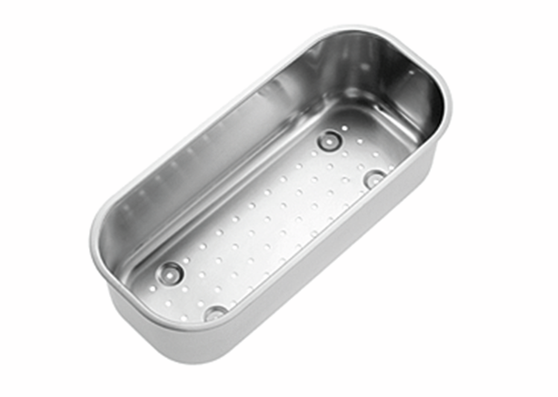 Insert pour bac à restes, acier inox