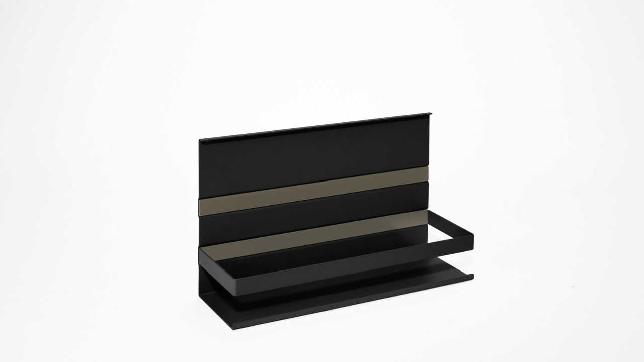 Linero MosaiQ universal shelf 4, black matt