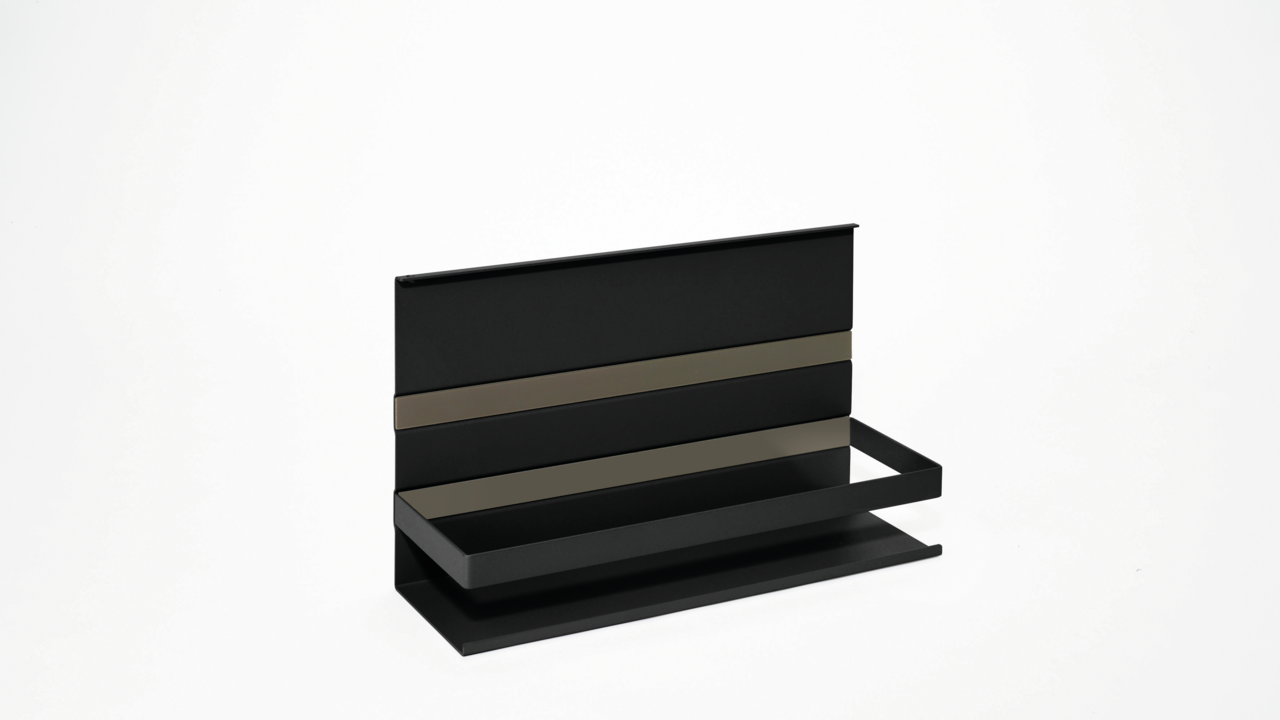 Linero MosaiQ Universalablage 4, schwarz matt Linero MosaiQ Universalablage 4, schwarz matt