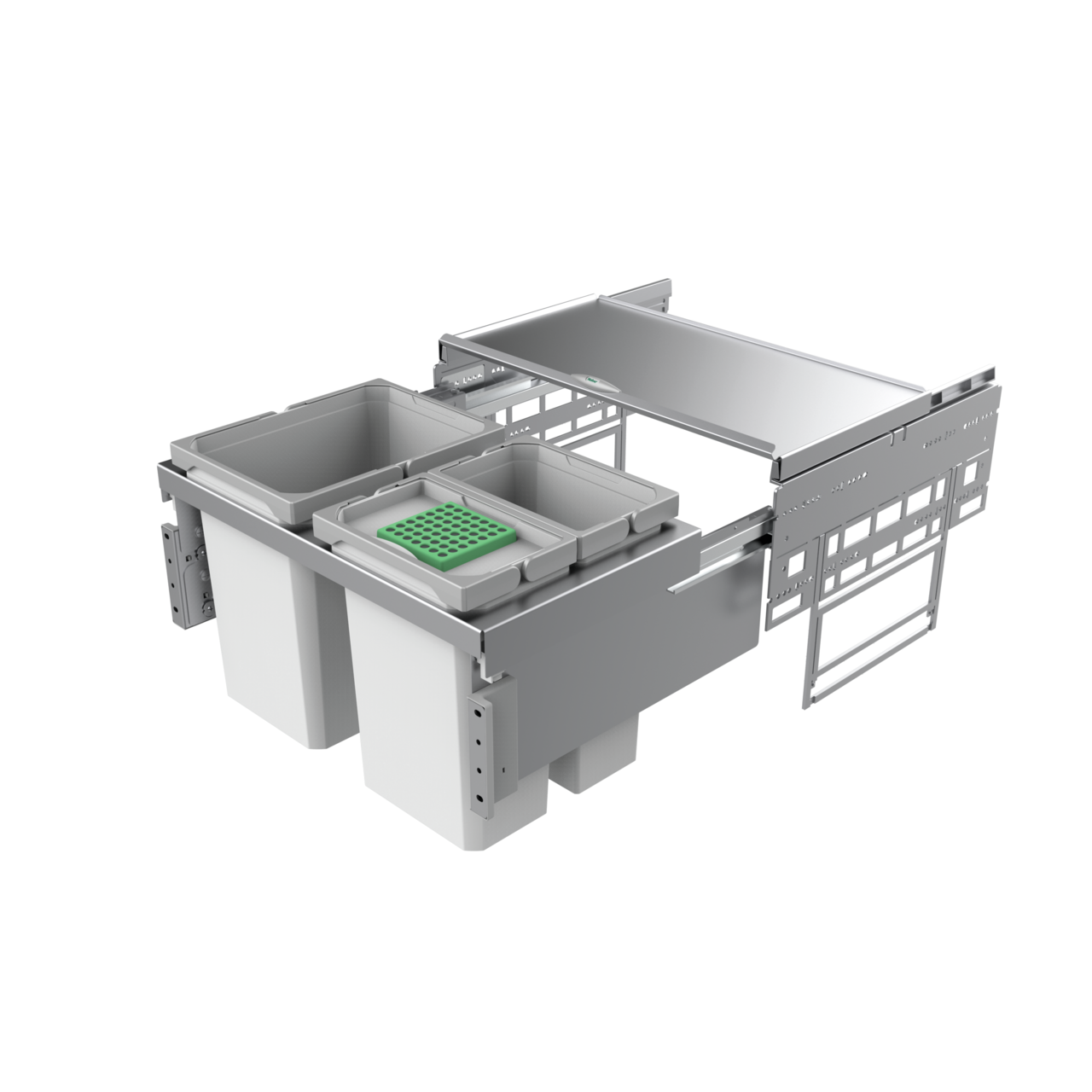 Cox® Base 360 K/600-3, mit Biodeckel, hellgrau, H 360 mm