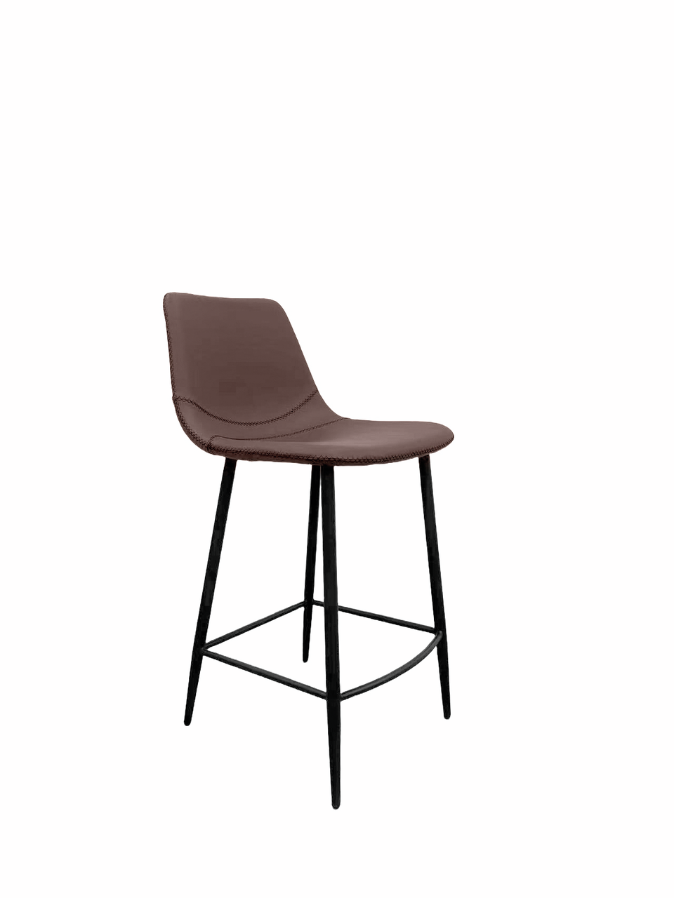 Lino 2KT, châssis noir mat, housse marron Lino 2KT, châssis noir mat, housse marron