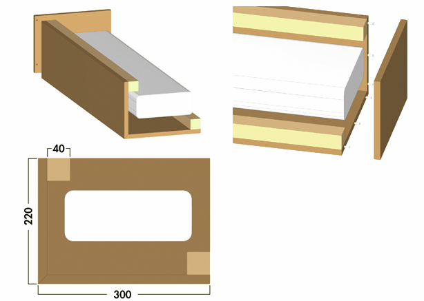  COMPAIR® ventilation duct casing wall solution, L-shape