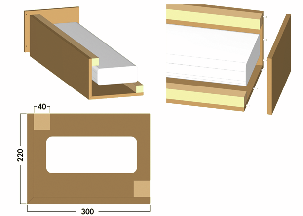 COMPAIR® ventilation duct casing wall solution, L-shape