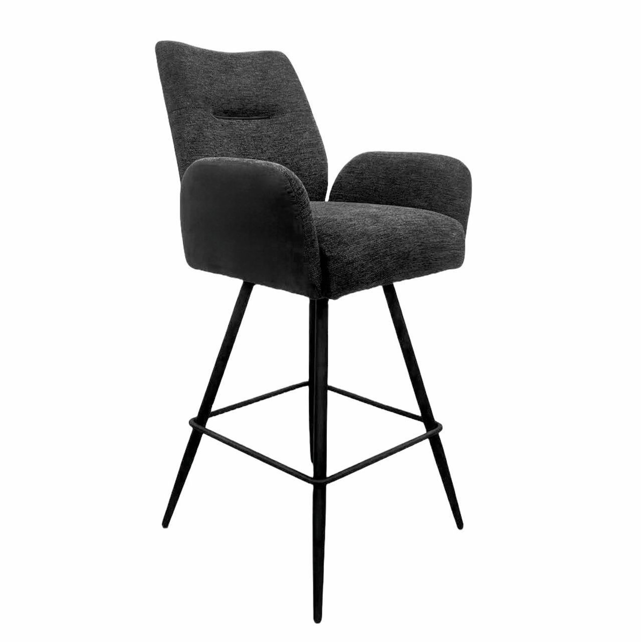 Famous 2AS, châssis noir mat, rotarif, housse gris foncée