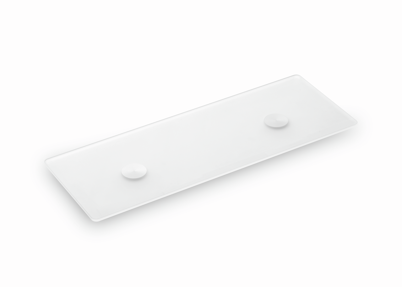 Counter top, satinised glass