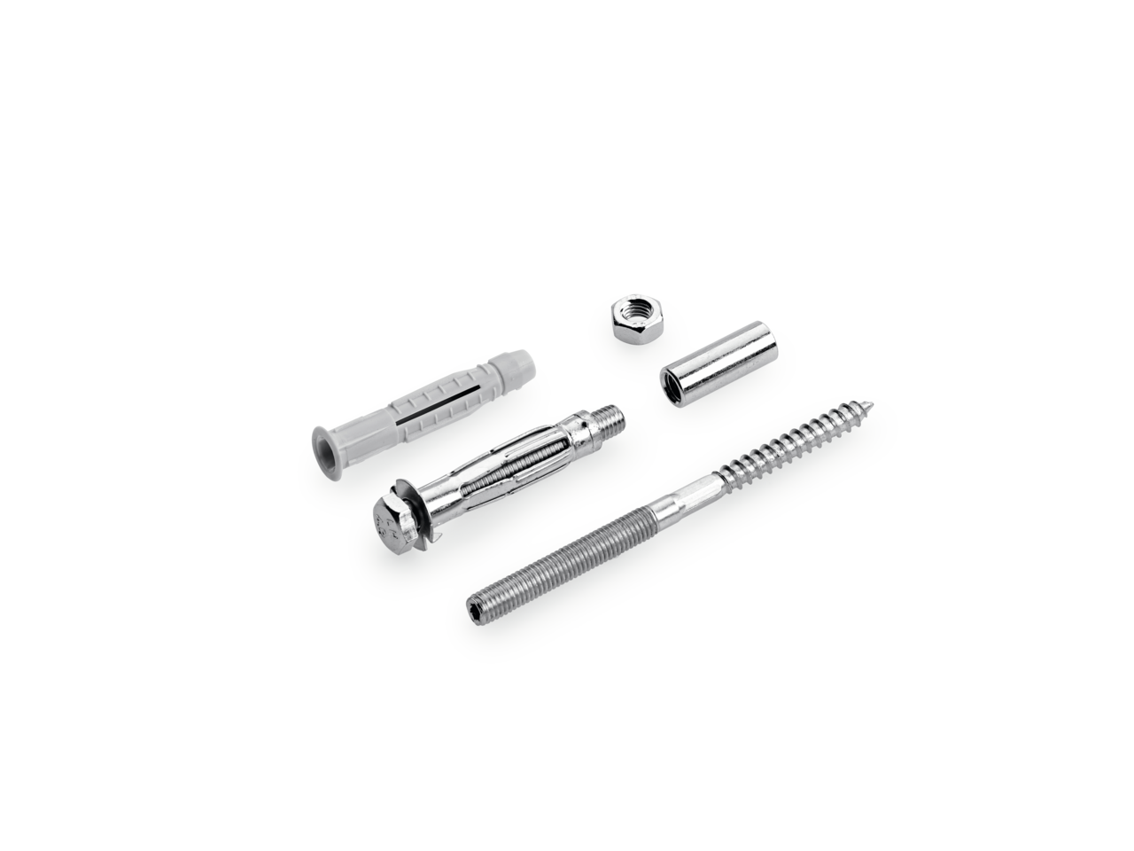 Varia set voor verlaagde plafonds, lot de 5 pièces