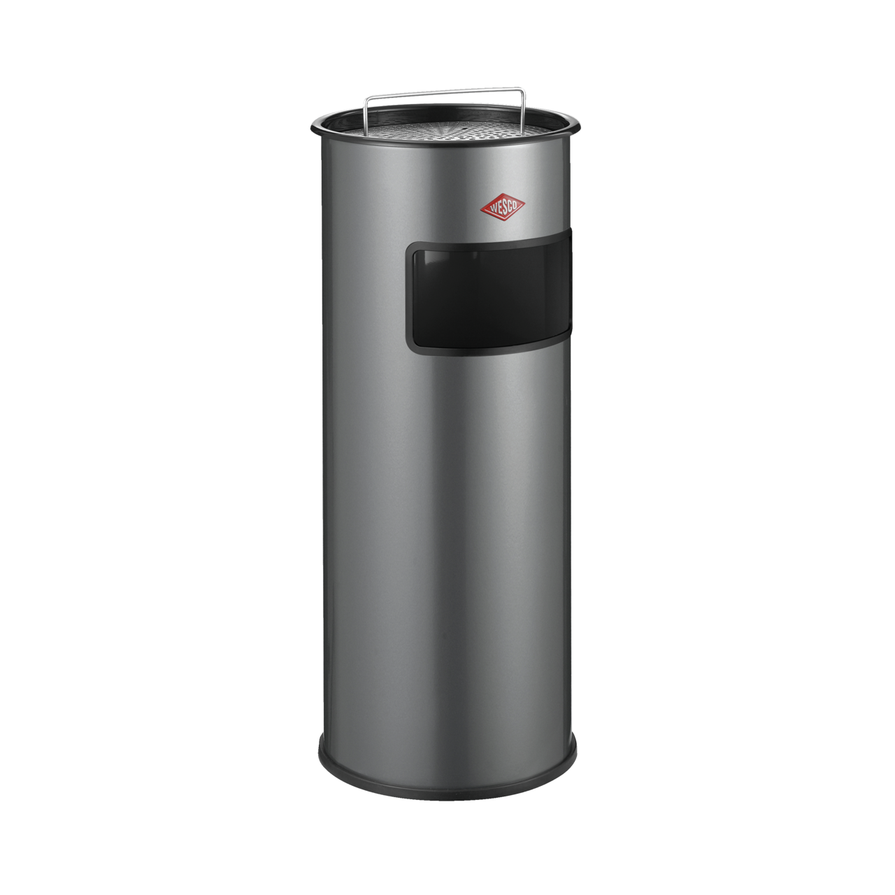 WESCO® Standascher 50 mit Sieb, silber WESCO® Standascher 50 mit Sieb, silber