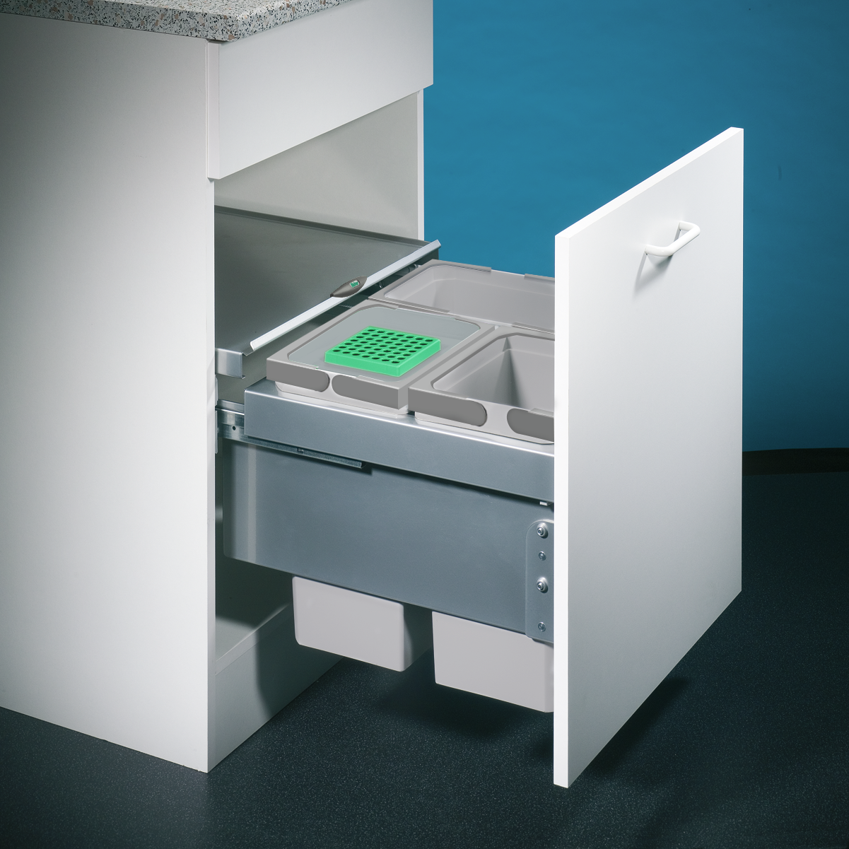 Cox® Base 360 S/500-3, with bio lid, light grey, H 360 mm